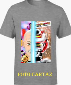 camiseta desenho HQ